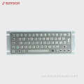 Teclado de metal industrial resistente al agua IP65